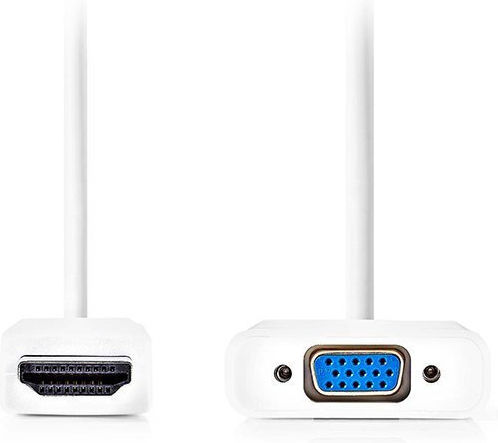 Nedis Converter HDMI male to 3.5mm / VGA female White 1pcs CCGB34900WT02