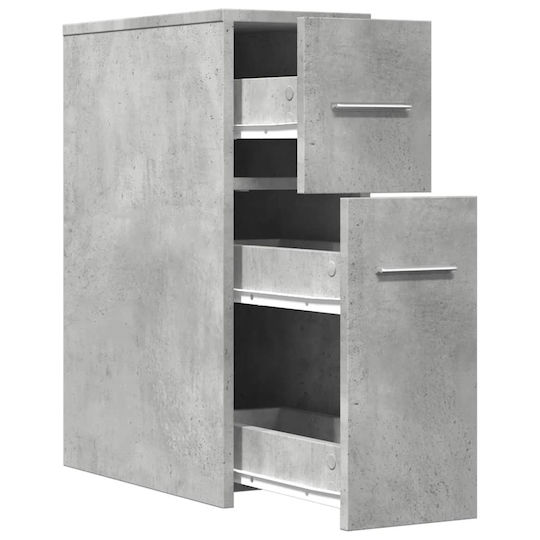 vidaXL Badezimmerschrank B22xT44xH61.5cm Gray