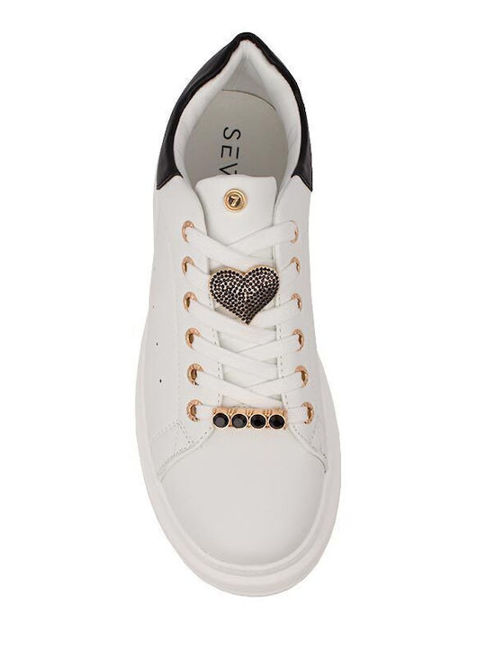 Flatforms Sneakers White / Black