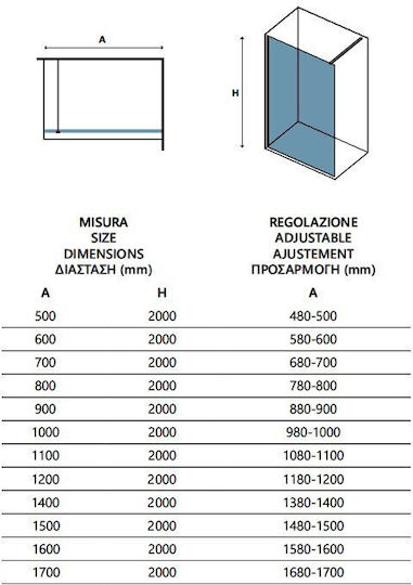 Karag Walkin 1 Ροζ Διαχωριστικό Ντουζιέρας 170x200cm Clear Glass Oro Karag Walkin 1 Ροζ Διαχωριστικό Ντουζιέρας 170x200cm Clear Glass Oro