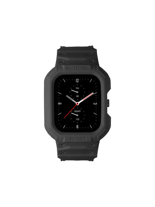 Λουράκι Σιλικόνης Μαύρο (Amazfit GTS 4)