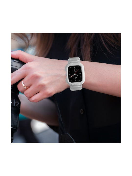 Curea Silicon Gri (Amazfit GTS 4)
