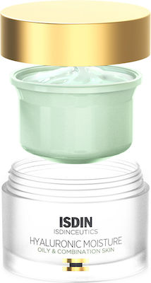 Isdin Moisturizing Cream Suitable for Oily/Combination Skin with Hyaluronic Acid 50gr