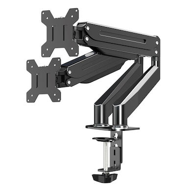 Esperanza Stand Desk Mounted for 2 Monitors up to 27" with Arm (ERW020)