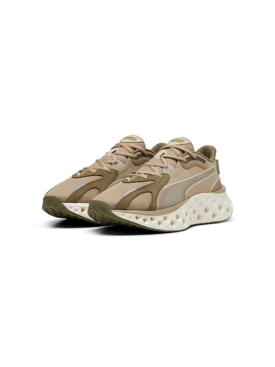 Softride Frequence Sport Shoes Running Olive Beige