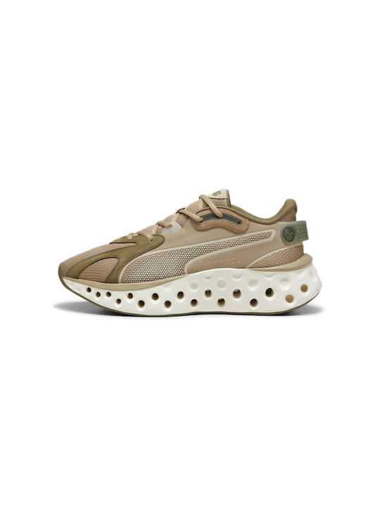 Softride Frequence Sport Shoes Running Olive Beige