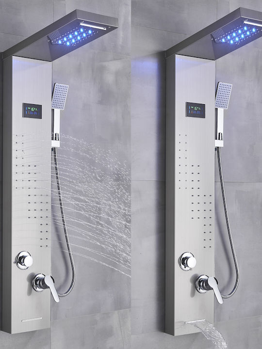 Hydro Massage Column Silver