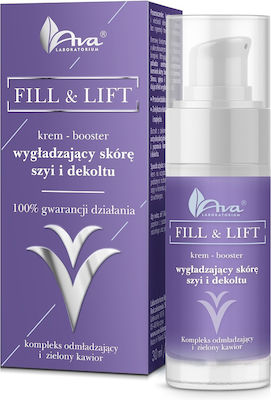 Ava Laboratorium Fill & Lift 24ωρη Κρέμα Λαιμού για Σύσφιξη 30ml