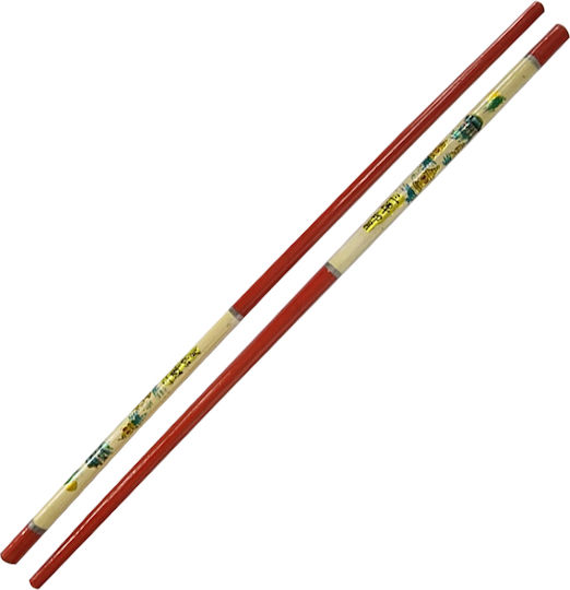 Artekko Japanese Authentic Wooden Chopsticks Terracotta Beige 2pcs