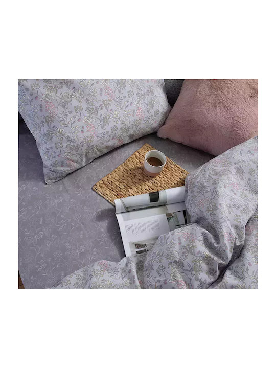 Nef-Nef Homeware Set Cearșafuri 240x270cm. Odete Gri 4buc