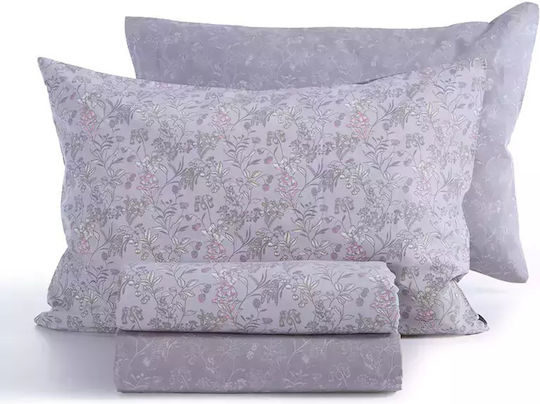 Nef-Nef Homeware Bettwäsche-Set Doppel 200x270cm. Odete Grey 4Stück