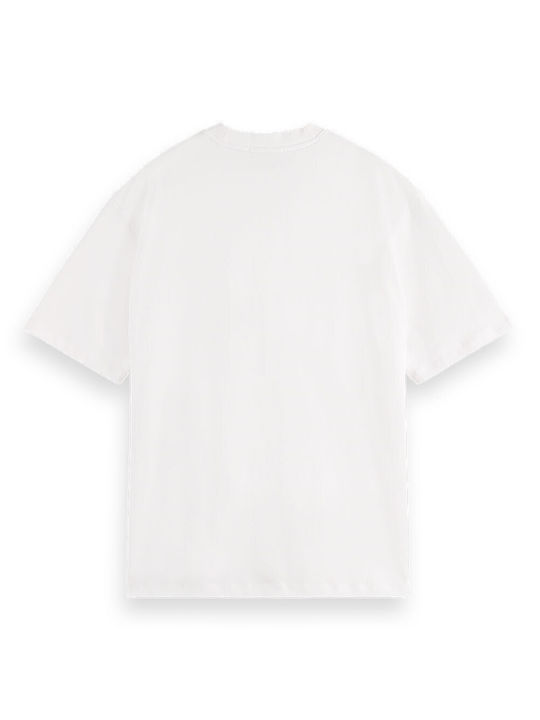 Scotch & Soda Men's Short Sleeve T-shirt White