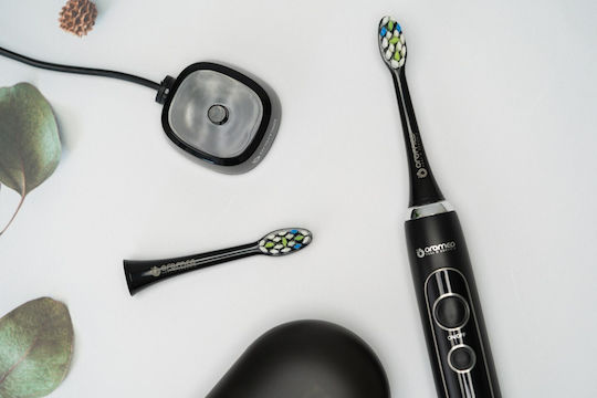 Oromed Oro-sonic Sonic Electric Toothbrush with Brushing Timer Black