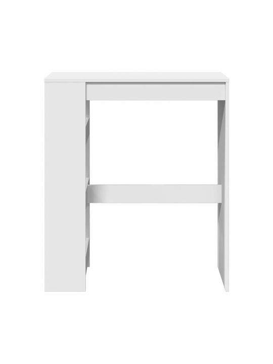 Table Bar Wooden White 90x40x103.5cm