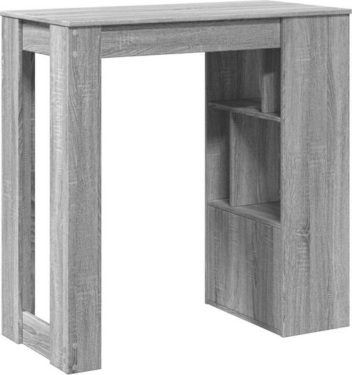 Sonoma Бар Маса Дървена Сива Sonoma 102x50x103.5см