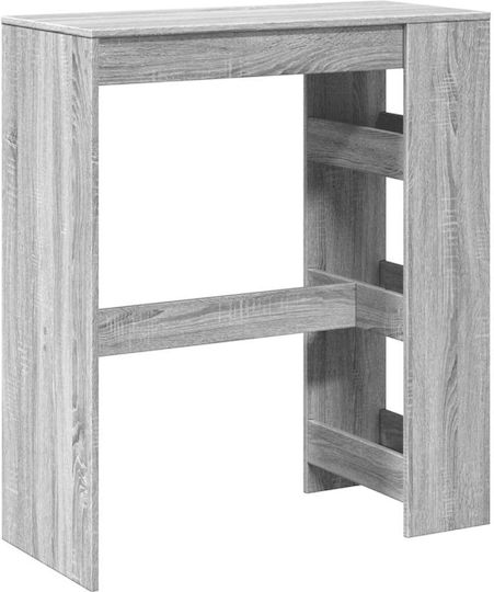 Sonoma Бар Маса Дървена Сива Sonoma 90x40x103.5см