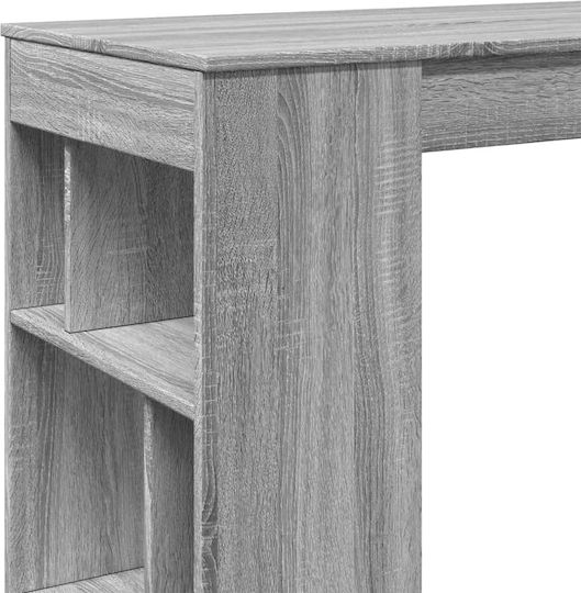 Sonoma Бар Маса Дървена Сива Sonoma 102x50x103.5см