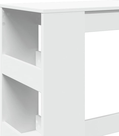 Masă Bar Alb 90x40x103.5buc