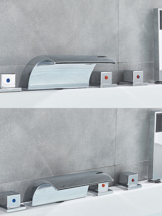 Chrome Mischung Bade- / Duscharmatur Badewanne Komplettes Set