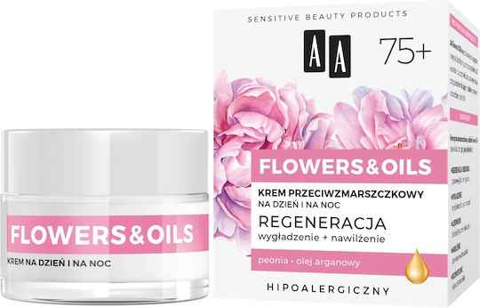 AA Flowers & Oils 75+ Cream Face 50ml