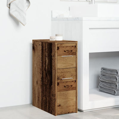 vidaXL Ξύλου Badezimmerschrank B22xT44xH61.5cm Braun