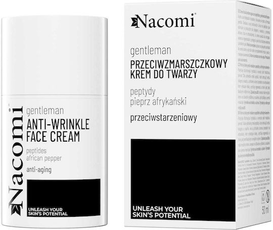Nacomi Gentleman Cremă De Față Anti-rid Peptide Piper African 50ml