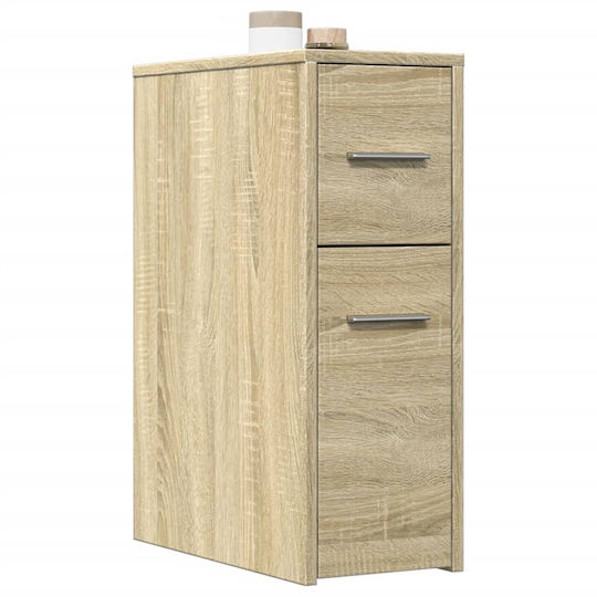vidaXL Bathroom Cabinet L22xW44xH61.5cm Sonoma