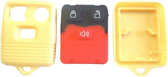 Car Key Shell with Blade with 3 Buttons for Ford