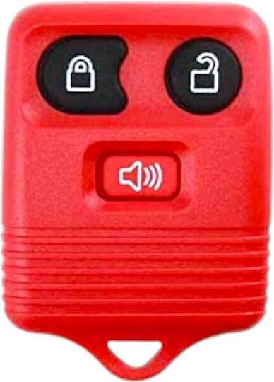 Car Key Shell with Blade with 3 Buttons for Ford