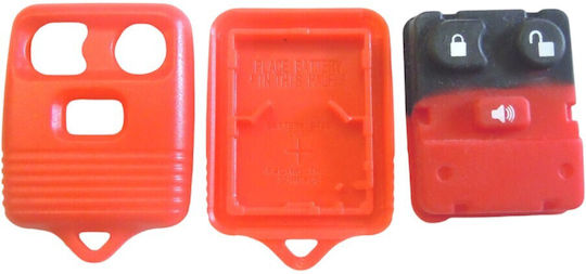 Car Key Shell with Blade with 3 Buttons for Ford