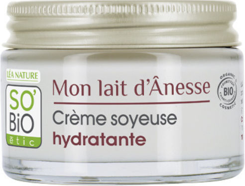 So'Bio Etic Donkey's Milk Gentle Nourishing Cream Rich 24h Cream Face Day 50ml