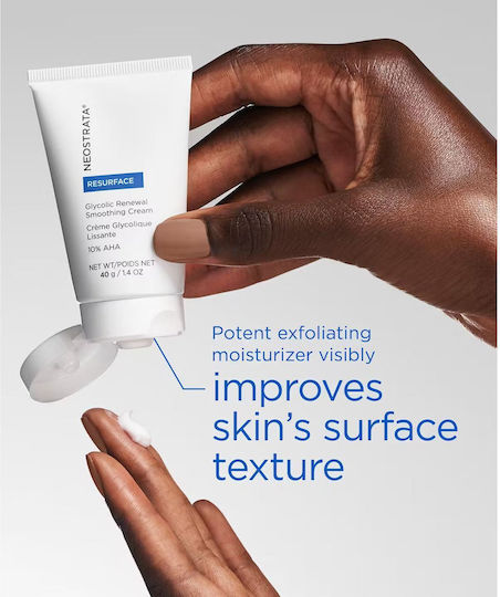 Neostrata Resurface Glycolic Renewal Smoothing Cream Face Day with AHA 40gr
