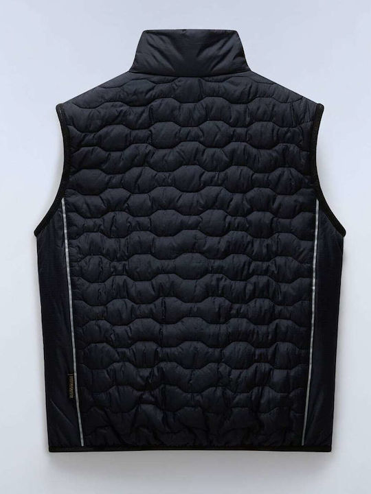 Asarine Vest Kids Quilted Sleeveless Black