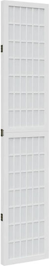 vidaXL Dekorativer Raumteiler Hölzernes mit 3 Paneelen 105x220cm