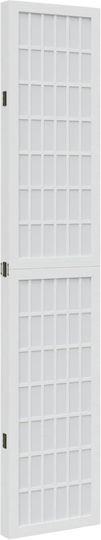 vidaXL Dekorativer Raumteiler Hölzernes mit 4 Paneelen 140x160cm