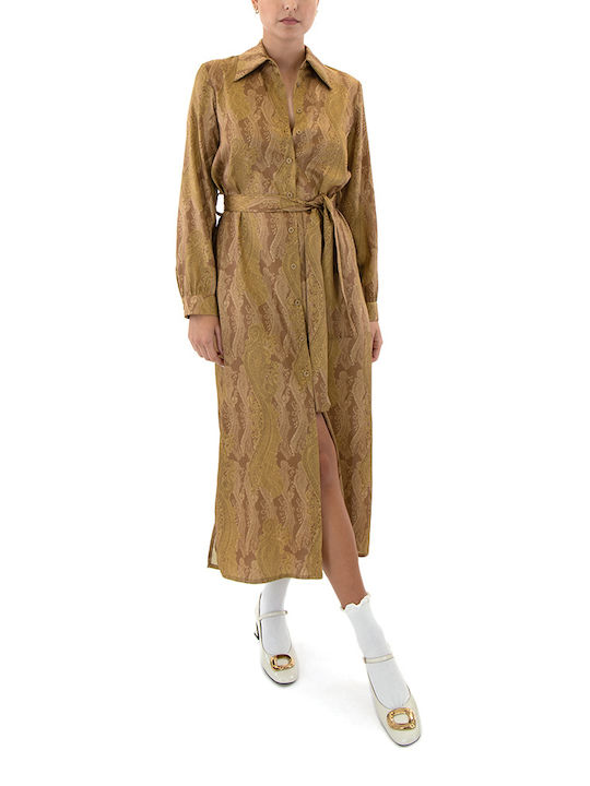 MY T Maxi Shirt Dress Dress Beige