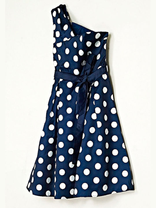 Cuca Dress Blue/white