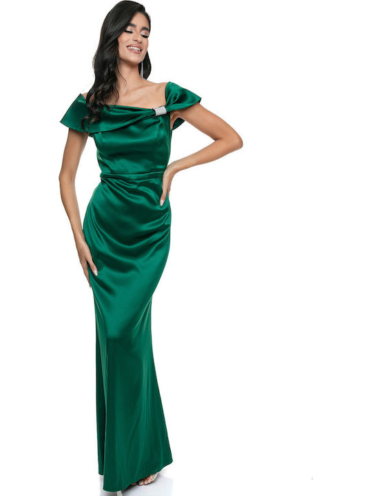 Maxi Dress for Wedding / Baptism Green