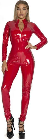 Kinksters Ganzkörper-Overall Rot