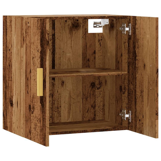 vidaXL Wood Bathroom Cabinet L60xW31xH60cm Brown