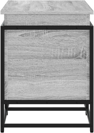 vidaXL Trunchi decorativ Lemn Gri 100x40x51.5buc