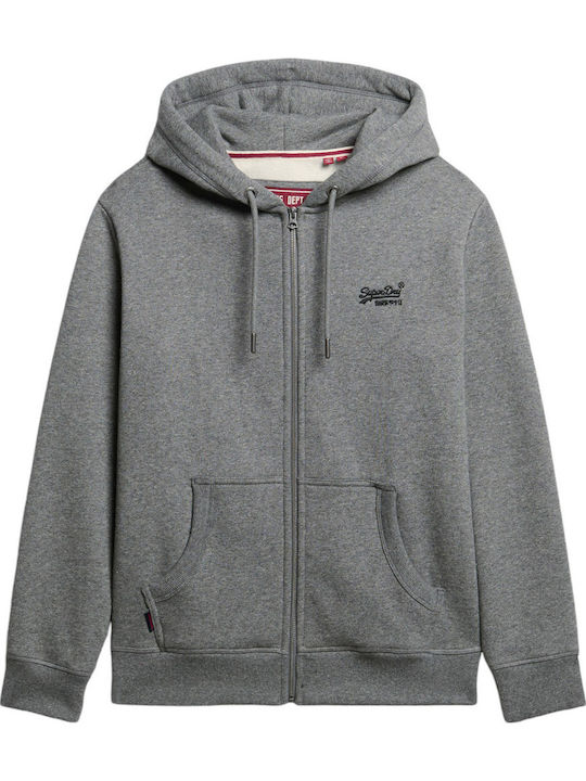 Sweatshirt with Hood Grey