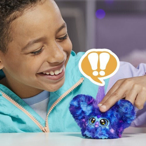 Hasbro Plush Furby Furblet with Sound Star-Lee for Age 6+ 5 cm
