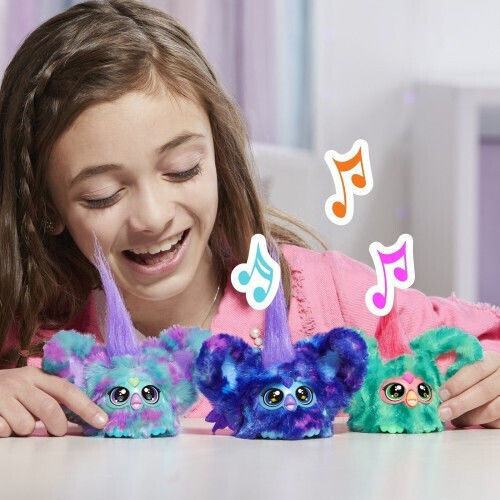 Hasbro Plush Furby Furblet with Sound Star-Lee for Age 6+ 5 cm