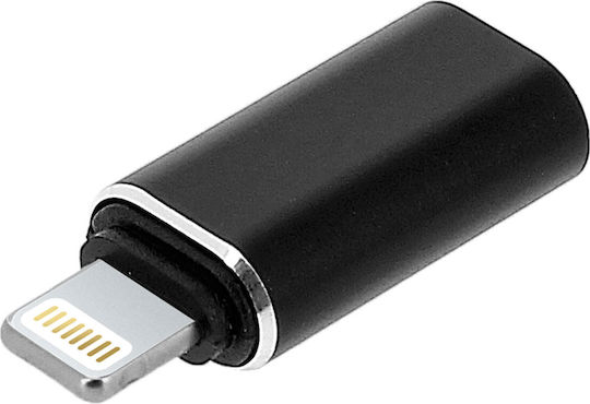 Iphone Adapter To Usb-c Charge Synchronisation Black