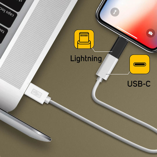 Iphone Adapter To Usb-c Charge Synchronisation Black