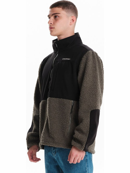 Winter Jacke Olive/black