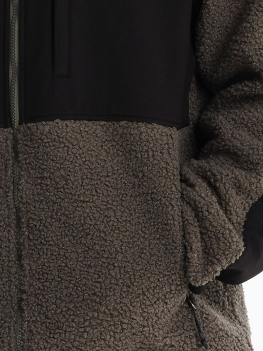Winter Jacke Olive/black