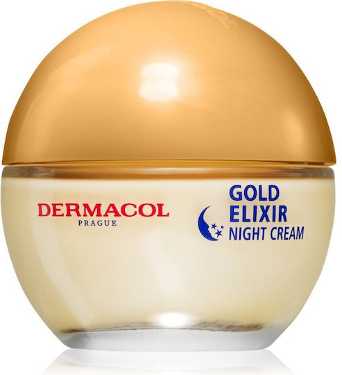 Dermacol Gold Elixir Κρέμα Προσώπου Νυκτός για Ενυδάτωση & Αντιγήρανση με Χαβιάρι 50ml