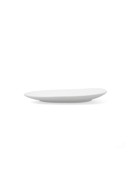 Bidasoa Plate Shallow Square Ceramic White 21.1x20.3cm